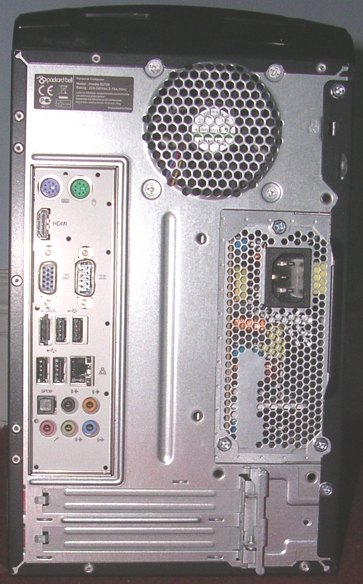 PACKARD BELL IMEDIA S3720 SFF TOWER - Click Image to Close